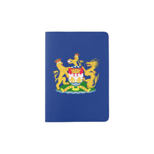 Hong Kong Autonomy Movement Flag - 龍獅香港旗/香港自治運動旗]] Passport Holder