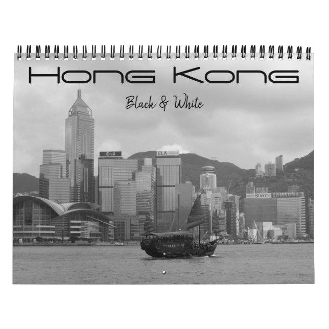 hong kong black & white 2026  calendar (Cover)