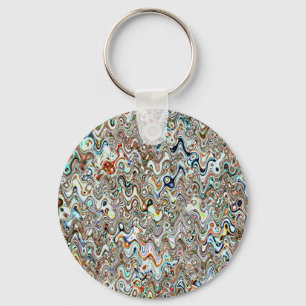 Hong Kong Boat Abstract 3, 2017 SVP Images Keychain
