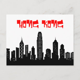 Hong Kong cartoon postcard