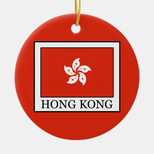 Hong Kong Ceramic Ornament (Front)