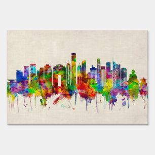Hong Kong China Skyline Sign