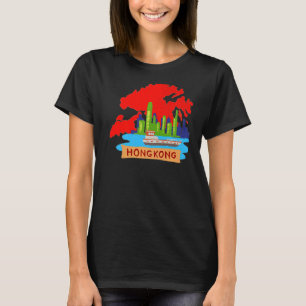 Hong Kong City China souvenir  for men women  6 T-Shirt
