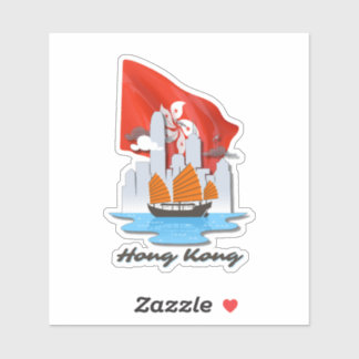 Hong Kong City Landmark Sticker