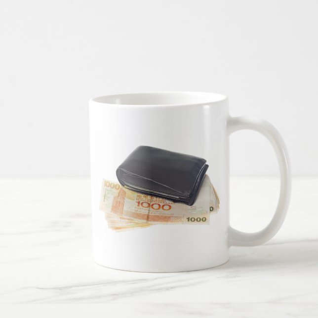 Hong Kong currency and wallet Coffee Mug (Right)