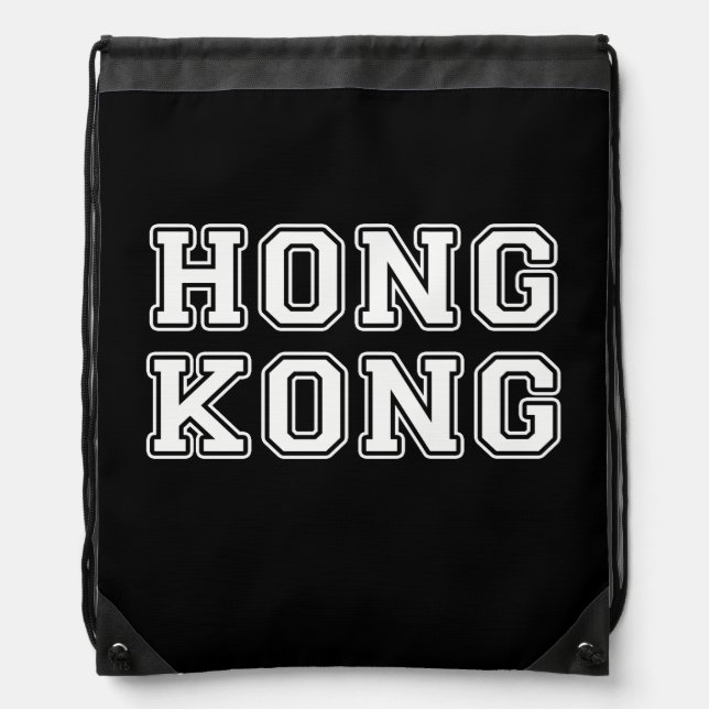 Hong Kong Drawstring Bag (Front)