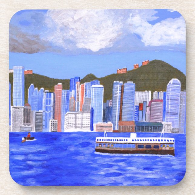 Hong Kong Drink Coaster (Front)