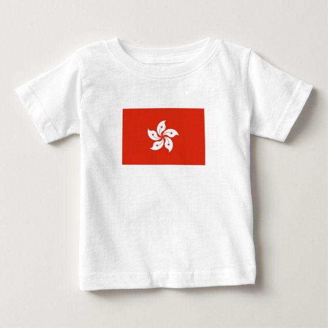 Hong Kong Flag Baby T-Shirt (Front)