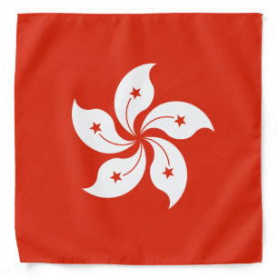 Hong Kong flag Bandana