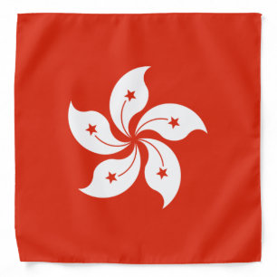Hong Kong Flag Bandana