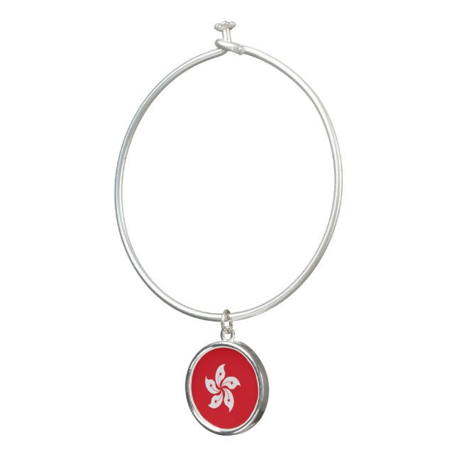 Hong Kong flag Bangle Bracelet (3/4)