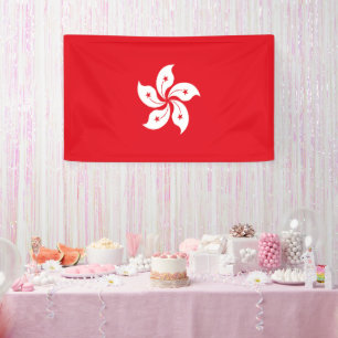 Hong Kong flag Banner