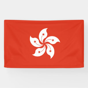 Hong Kong flag Banner