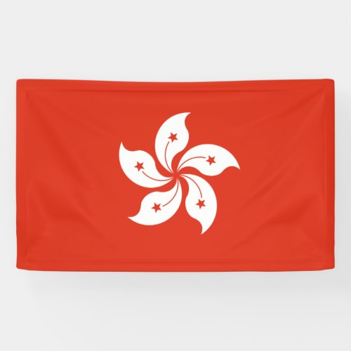 Hong Kong flag  Banner