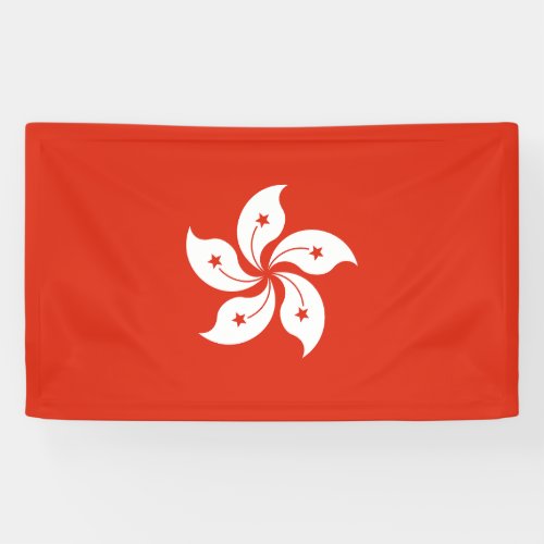 Hong Kong Flag Banner