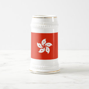 Hong Kong Flag Beer Stein