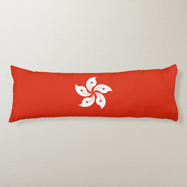 Hong Kong Flag Body Pillow (Front)