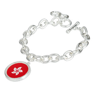 Hong Kong flag Bracelet