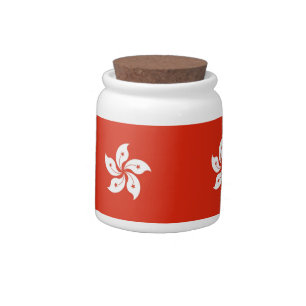 Hong Kong Flag Candy Jar