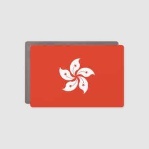 Hong Kong Flag Car Magnet