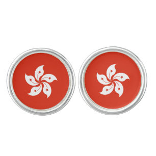Hong Kong Flag Cufflinks