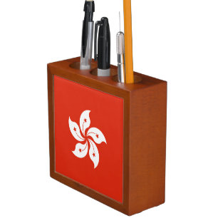 Hong Kong Flag Desk Organizer