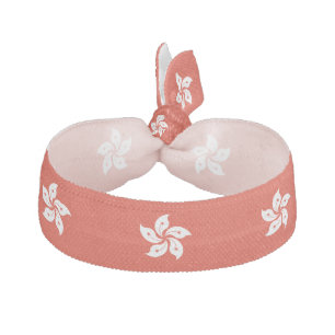 Hong Kong Flag Elastic Hair Tie