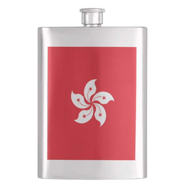 Hong Kong flag Flask (Front)