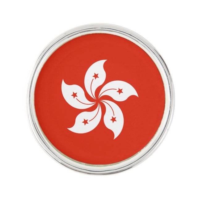 Hong Kong Flag Lapel Pin (Front)