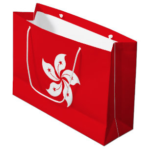 Hong Kong flag Large Gift Bag