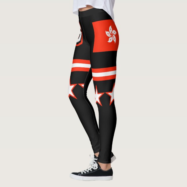 Hong Kong Flag Leggings (Left)
