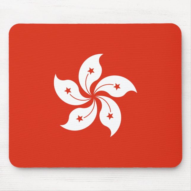 Hong Kong Flag Mouse Pad (Front)