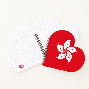 Hong Kong flag Notebook