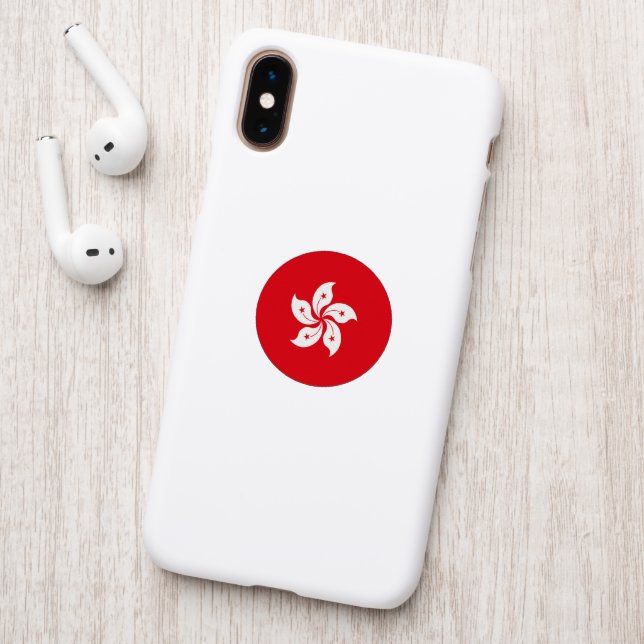 Hong Kong flag Patch (On Phone Back)