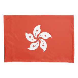 Hong Kong Flag Pillow Case