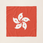 Hong Kong Flag Scarf<br><div class="desc">Patriotic flag of Hong Kong.</div>