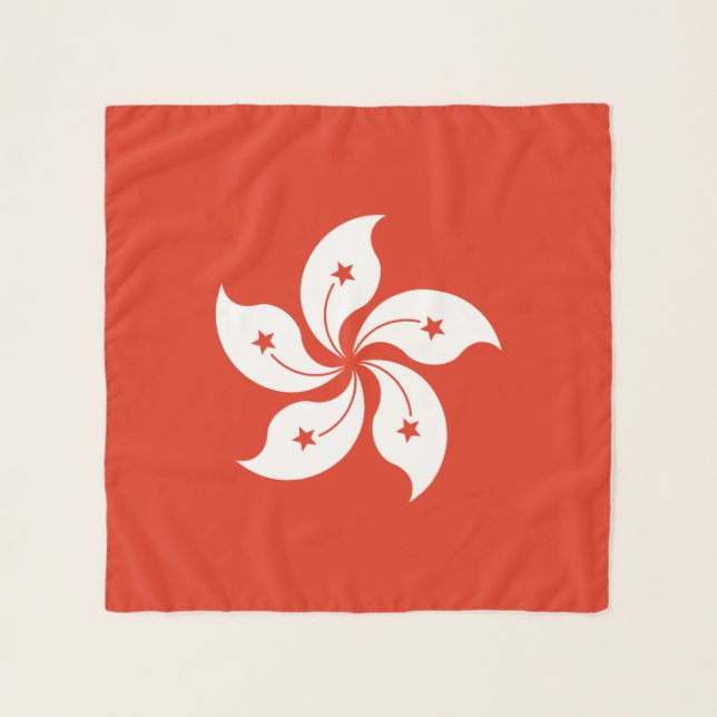Hong Kong Flag Scarf (Front)