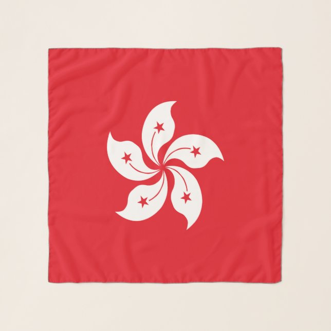 Hong Kong flag Scarf (Front)