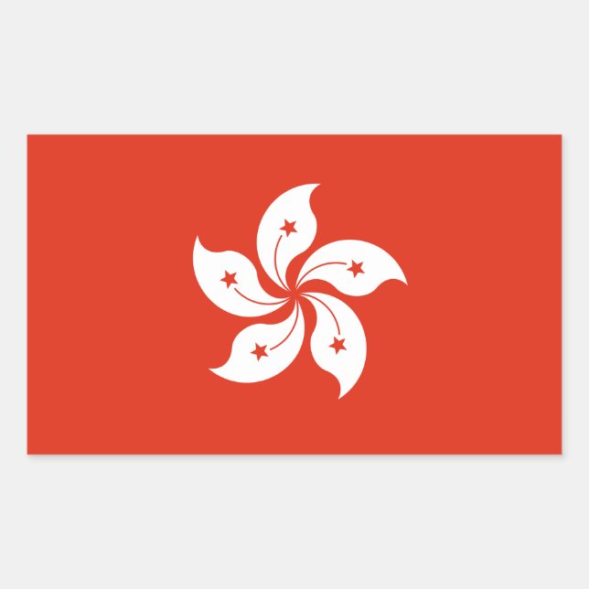 Hong Kong* Flag Sticker (Front)