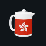 Hong Kong Flag Teapot<br><div class="desc">Bring a touch of cultural elegance to your tea time with our teapot featuring the flag of Hong Kong! This teapot is not just a functional kitchen item; it’s a celebration of Hong Kong’s rich heritage. The design prominently displays the iconic Hong Kong flag, making it a meaningful and stylish...</div>