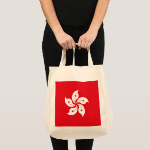 Hong Kong flag Tote Bag
