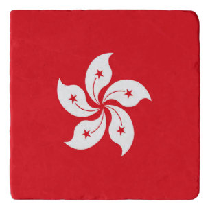 Hong Kong flag Trivet