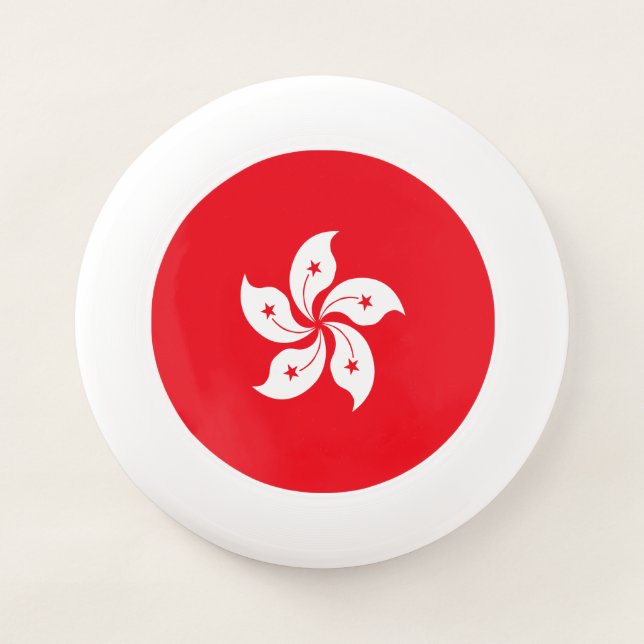 Hong Kong flag Wham-O Frisbee (Front)