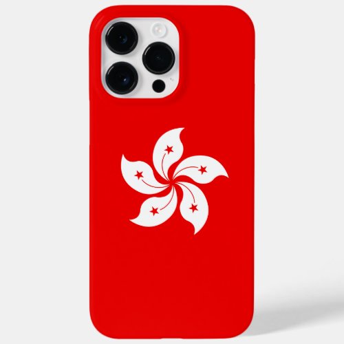 Hong Kong Flag White Orchid Symbol Case_Mate iPhone 14 Pro Max Case