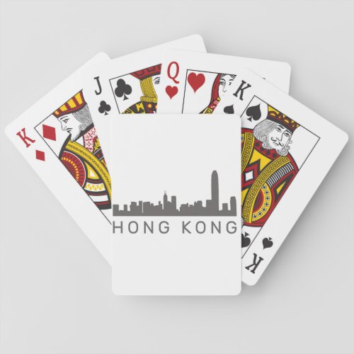 Hong Kong Gift HK Skyline Gift Playing Cards