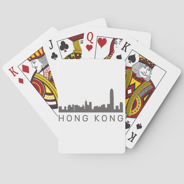 Hong Kong Gift HK Skyline Gift Poker Cards (Back)
