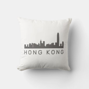 Hong Kong Gift HK Skyline Gift Throw Pillow