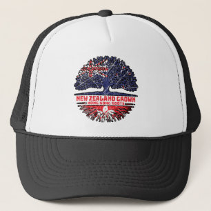 Hong Kong Hongkong New Zealander New Zealand Tree Trucker Hat