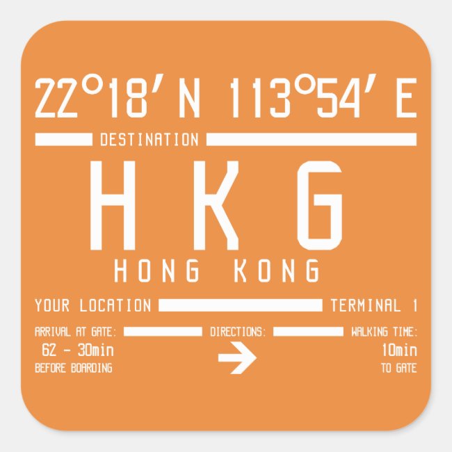 Hong Kong International Airport Code