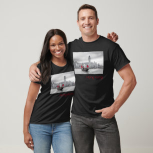 Hong Kong Island Skyline Vintage Panorama Souvenir T-Shirt